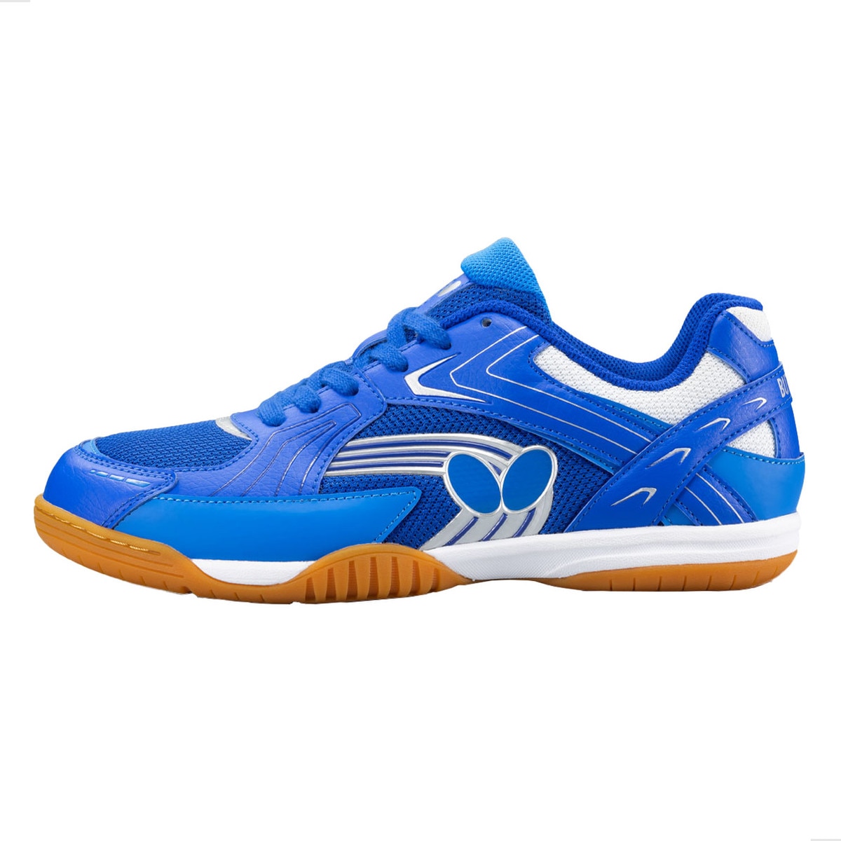 Butterfly Lezoline Reiss Shoes: Sideview of Blue Shoe